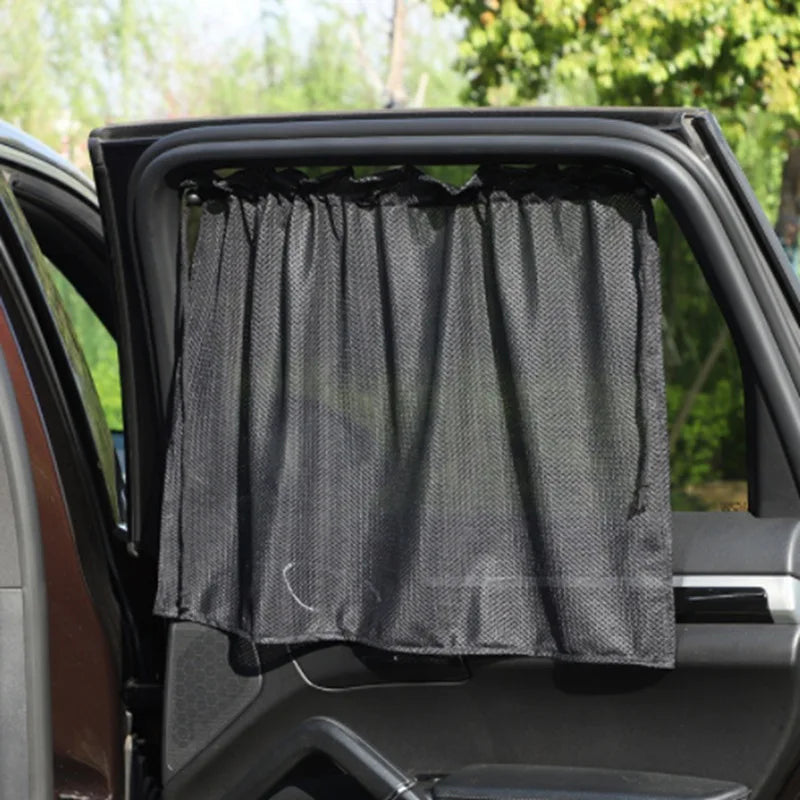 Suction Cup Car Window Curtain – Sunshade for Baby & Toddlers
