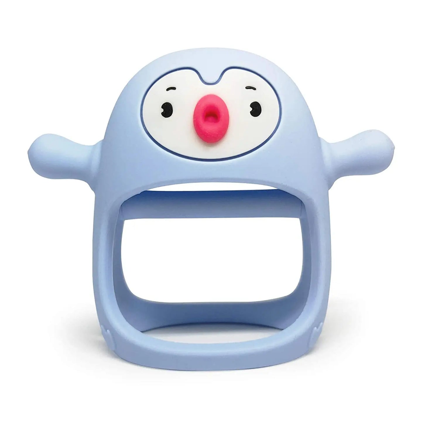 Never Drop Silicone Baby Teether with Handle – BPA-Free, Soothing & Safe