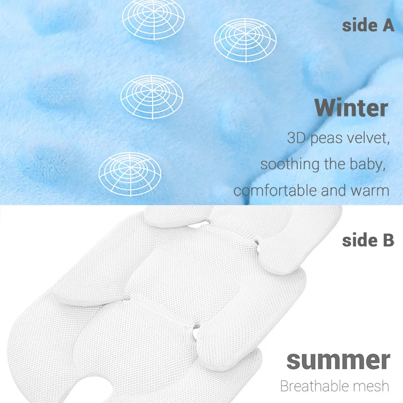 4-in-1 Baby Stroller & Car Seat Cushion – All Season Support