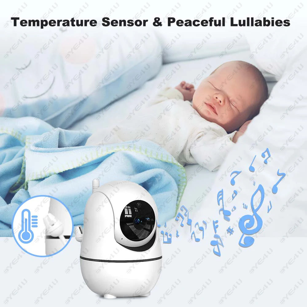 SmartVision™ 5-Inch Baby Monitor with Night Vision & Temperature Sensor