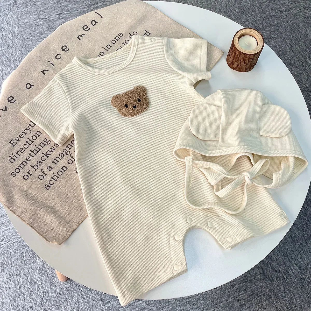 Bear Hugs Baby Romper Set â 2 Colors