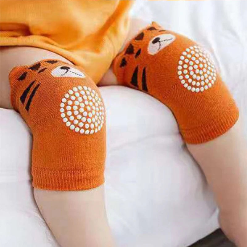 0-3 Years Cotton Baby Knee Pad Girls Boys Anti-slip Knee Pads Newborn Protector Crawling Elbow Cushion Kid Leging Kneecaps