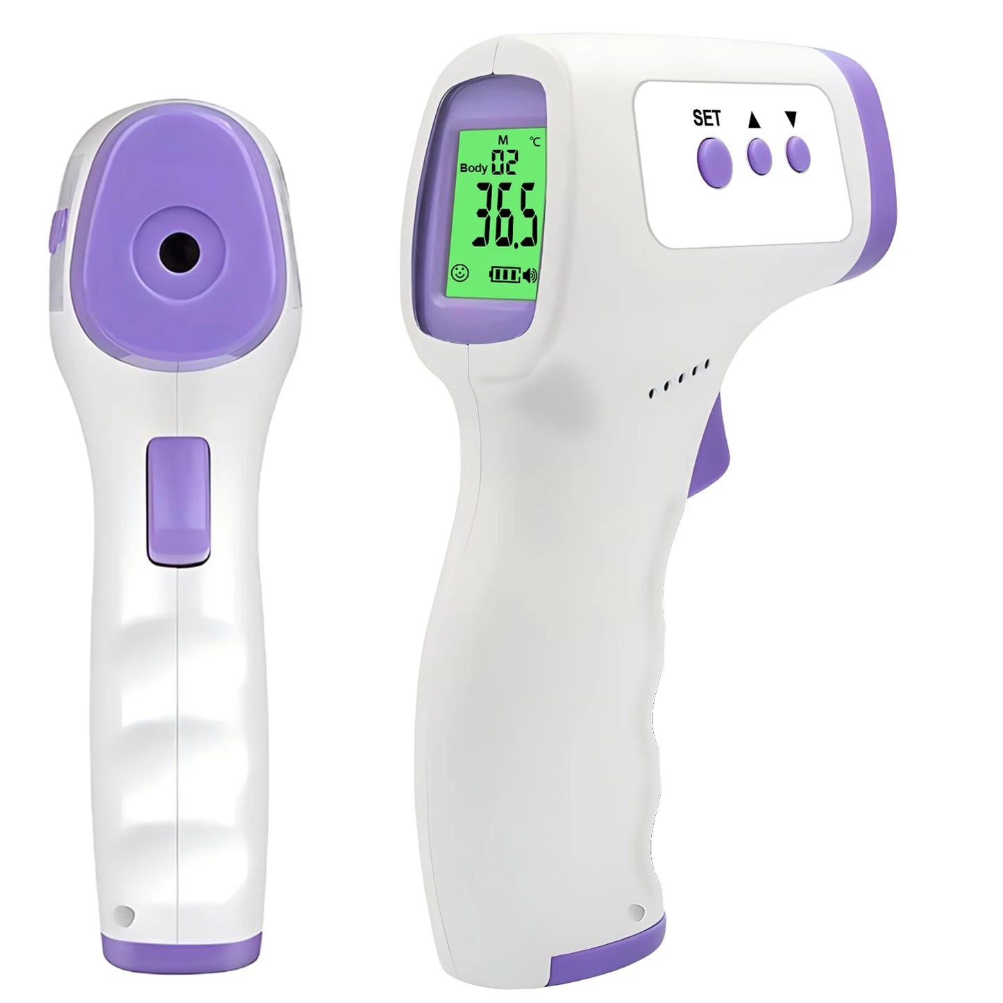 Infrared Digital Baby Thermometer – Touch-Free with Color Display