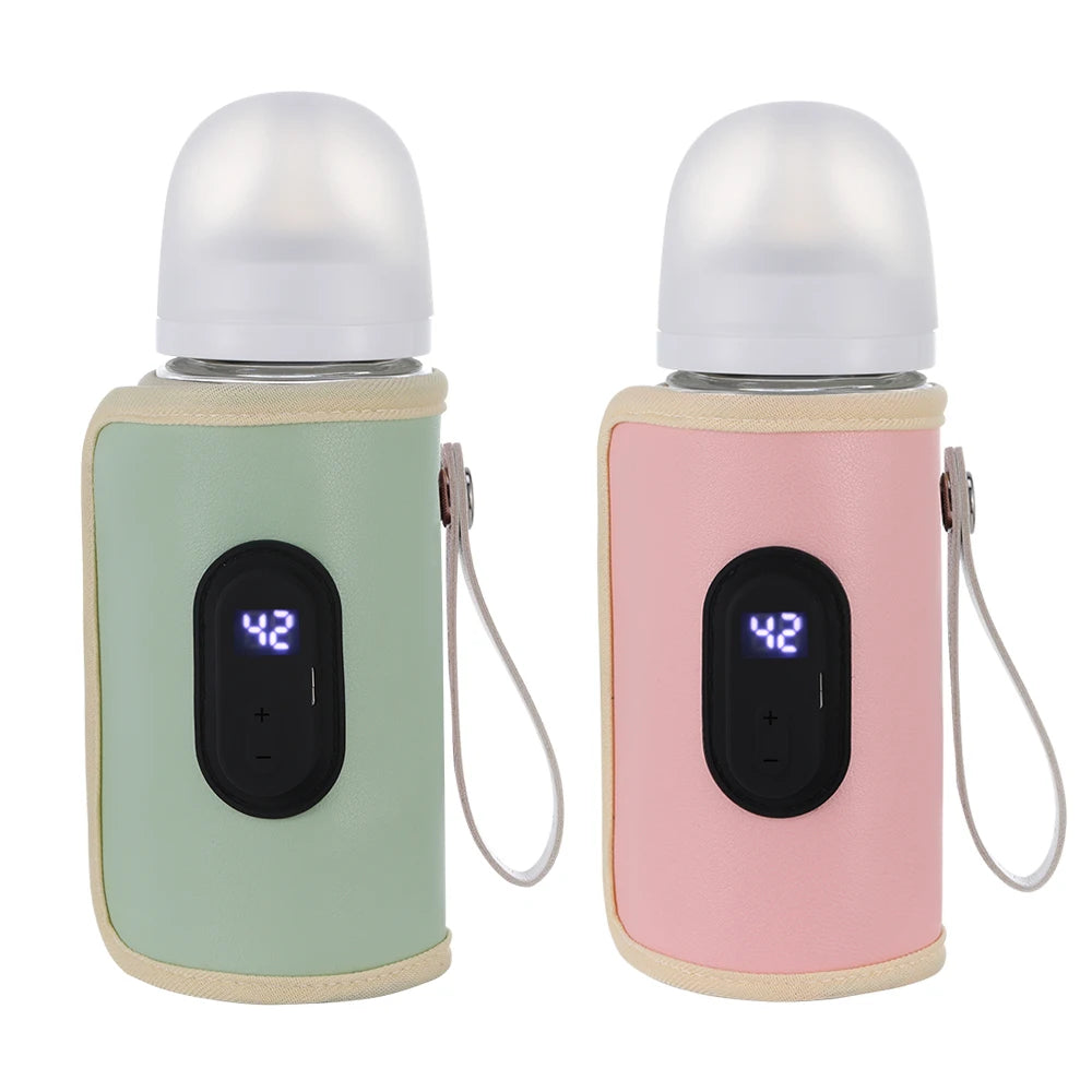 Portable Baby Milk Warmer – USB Powered & Temperature Display