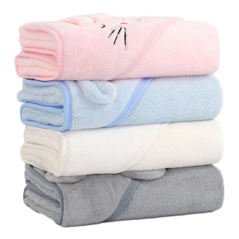 Cozy Critter Baby Hooded Towel Soft & Snuggly