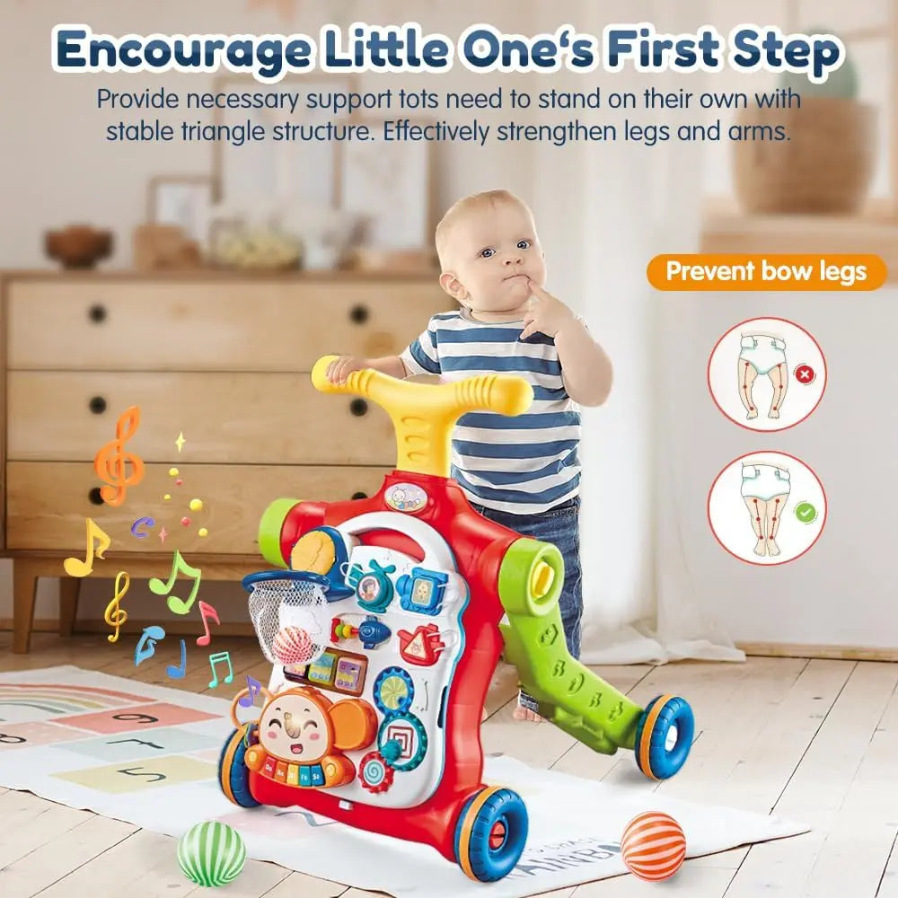 Vatos 5-in-1 Baby Walker & Learning Scooter
