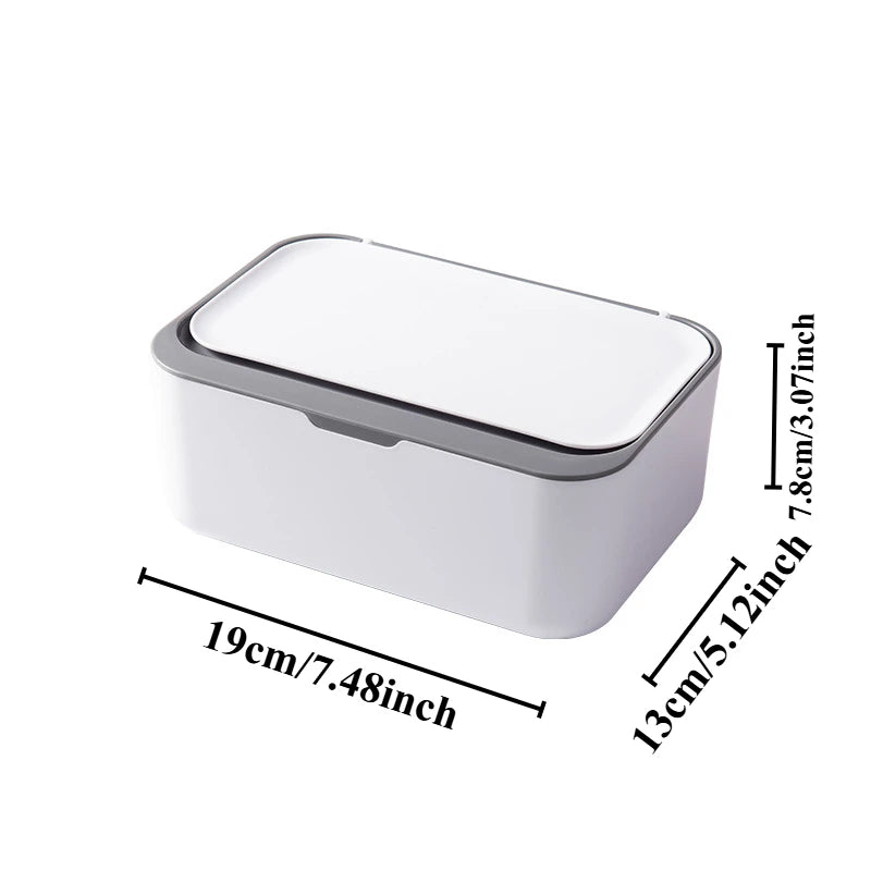 Portable Baby Wipes Dispenser – Refillable Wet Tissue Box