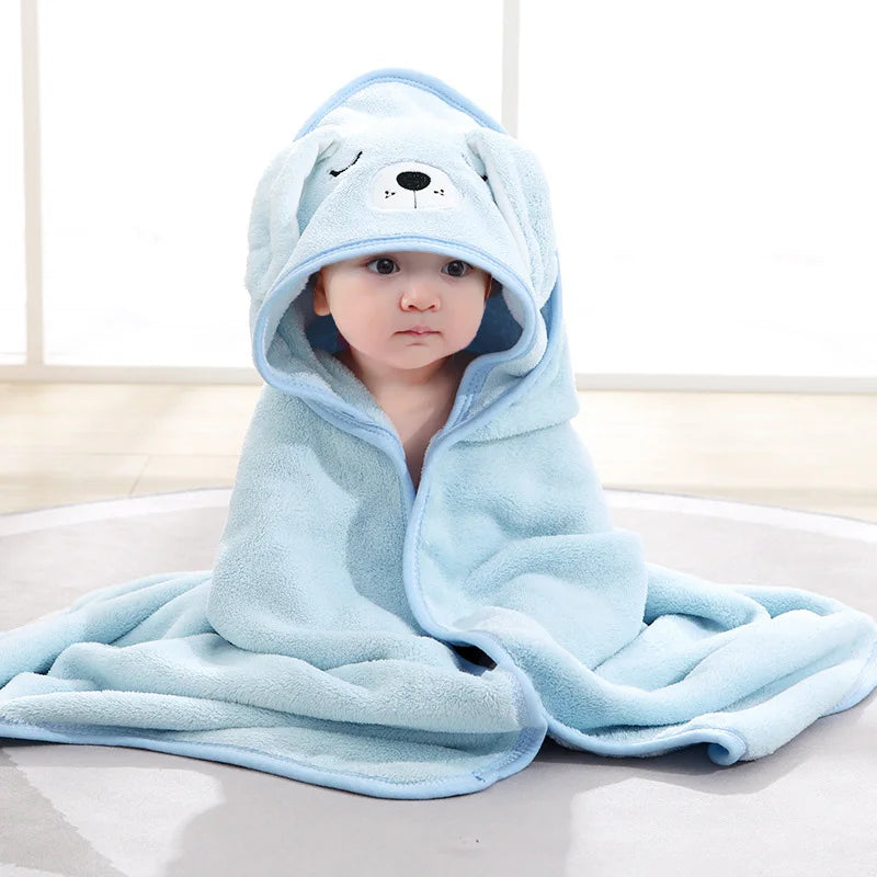 Cozy Critter Baby Hooded Towel Soft & Snuggly