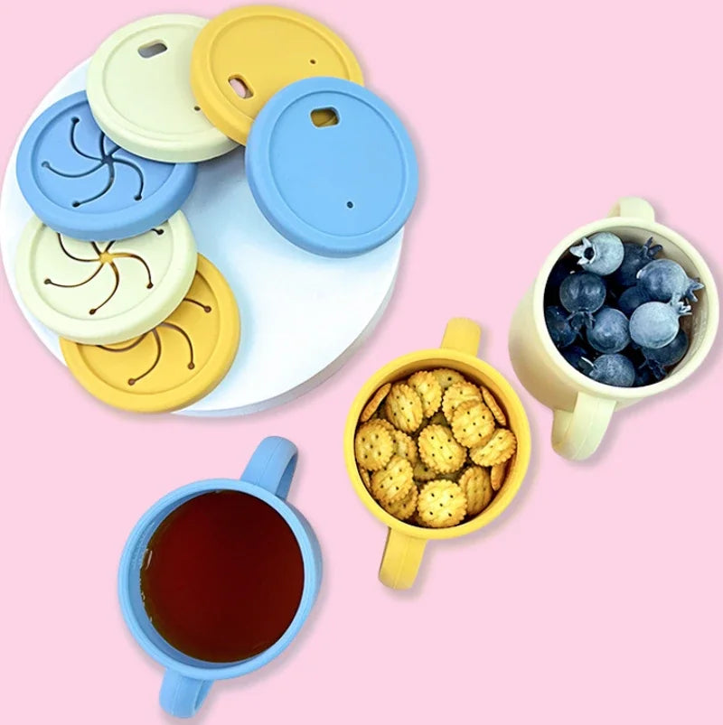 Premium Silicone Baby Feeding Set – BPA-Free, Suction Base, Spill-Proof