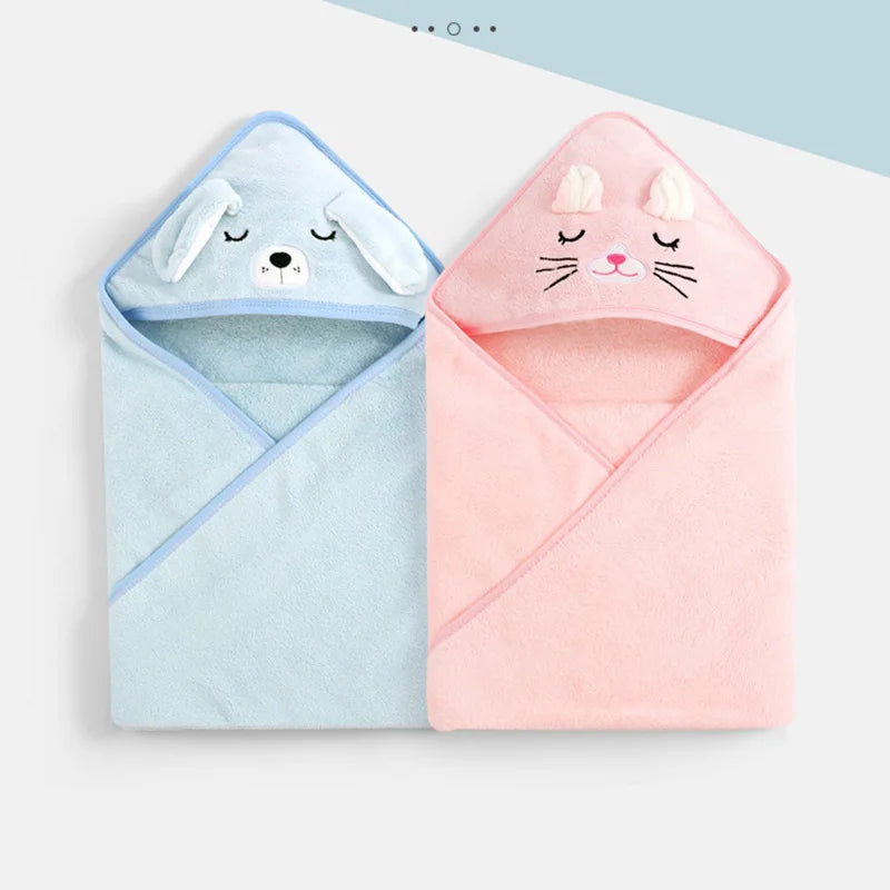 Cozy Critter Baby Hooded Towel Soft & Snuggly