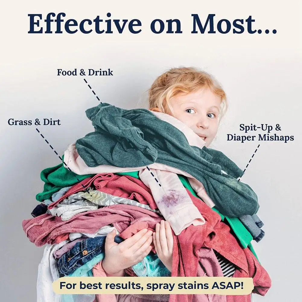 Effective Stain Remover Spray – Gentle & Safe for Baby Clothes