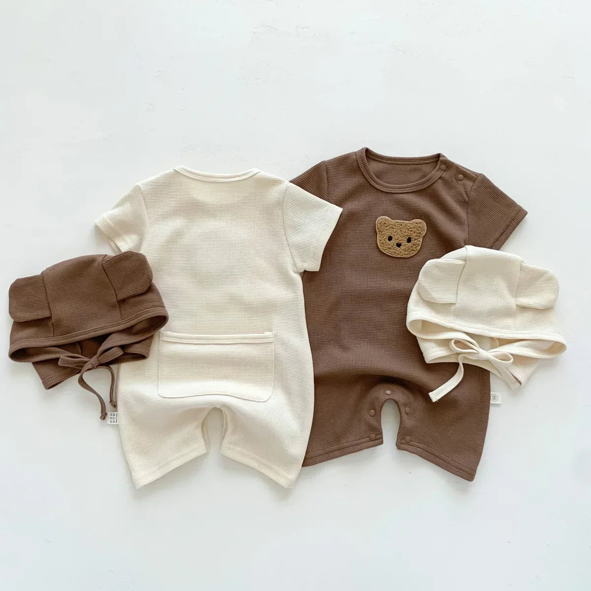 Bear Hugs Baby Romper Set â 2 Colors