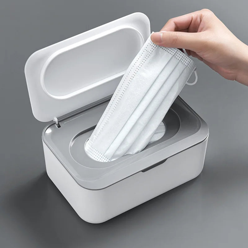 Portable Baby Wipes Dispenser – Refillable Wet Tissue Box