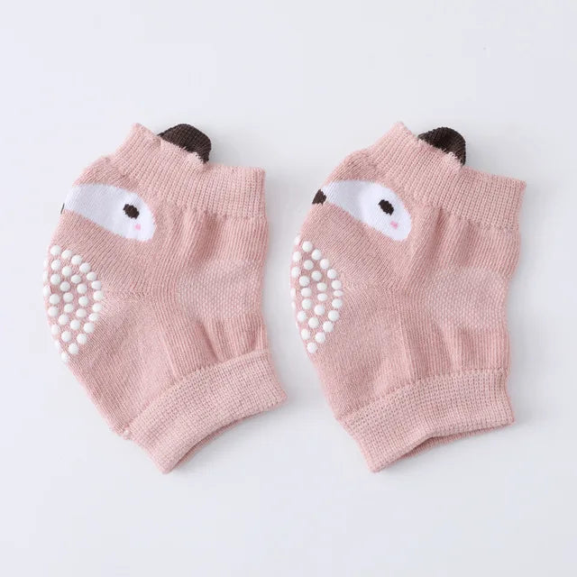 0-3 Years Cotton Baby Knee Pad Girls Boys Anti-slip Knee Pads Newborn Protector Crawling Elbow Cushion Kid Leging Kneecaps