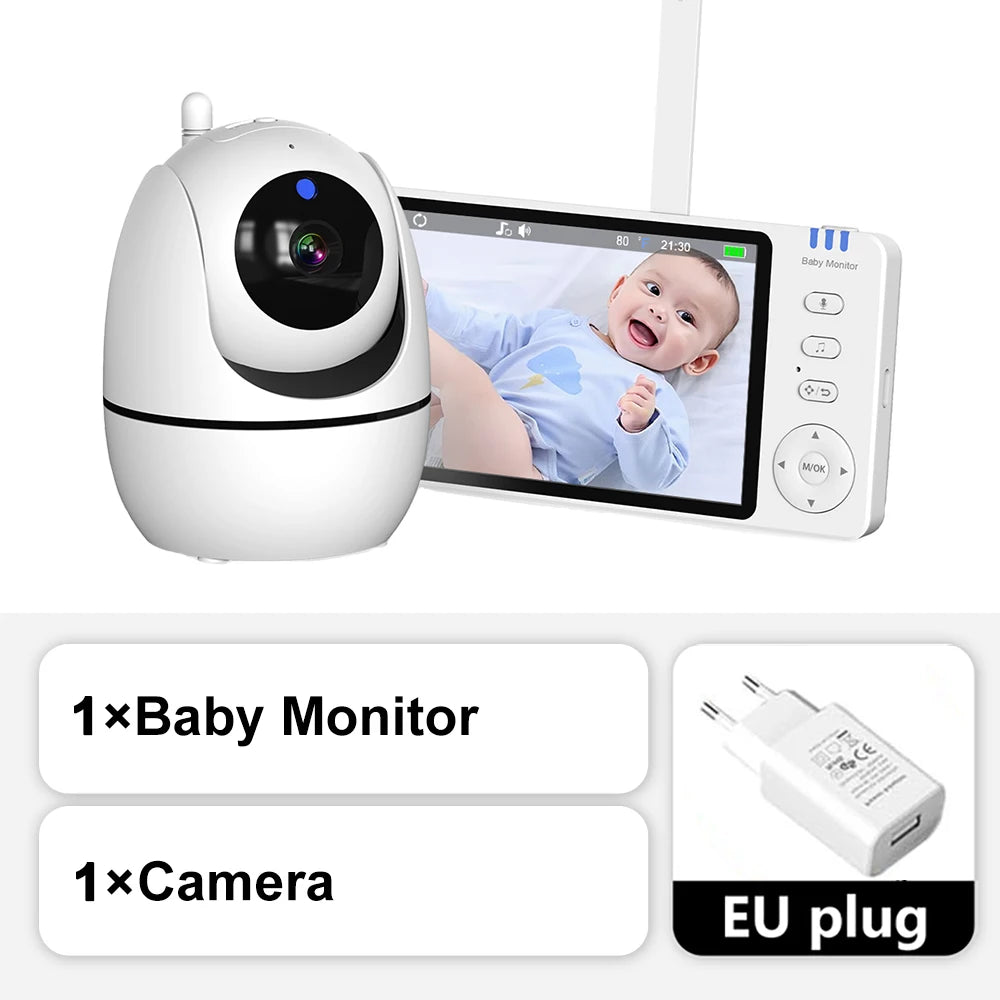 SmartVision™ 5-Inch Baby Monitor with Night Vision & Temperature Sensor