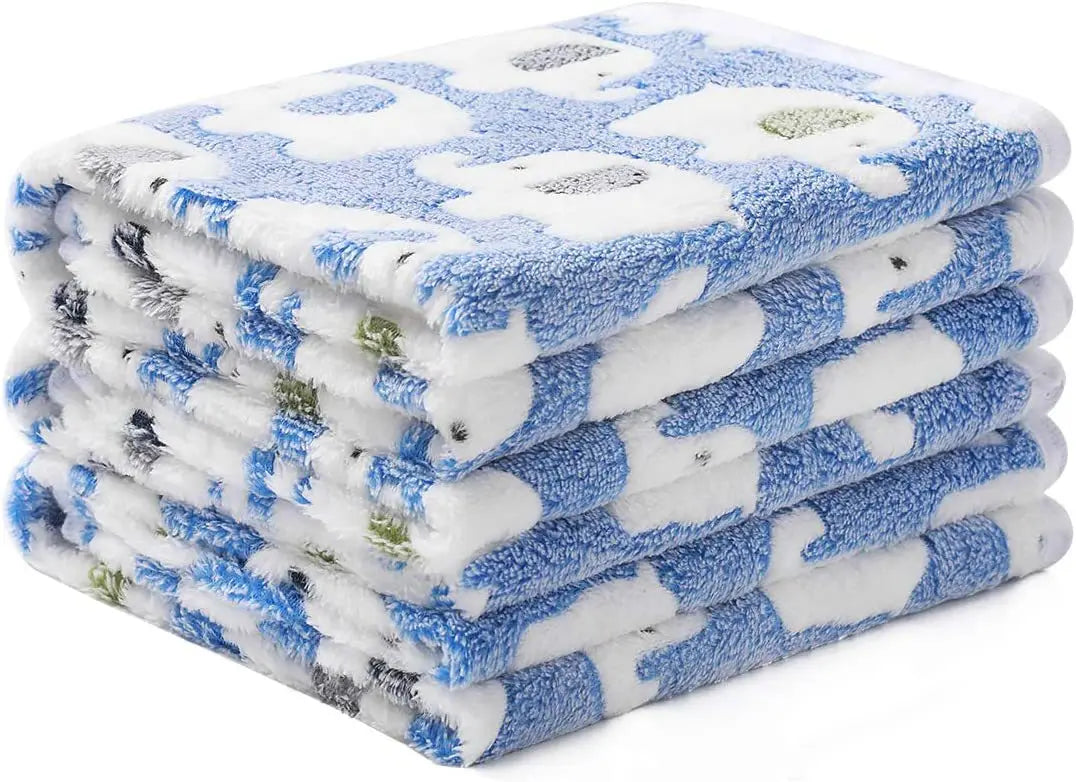 SnuggleSoft™ Elephant Baby Blanket – Plush, Warm & Stroller-Ready