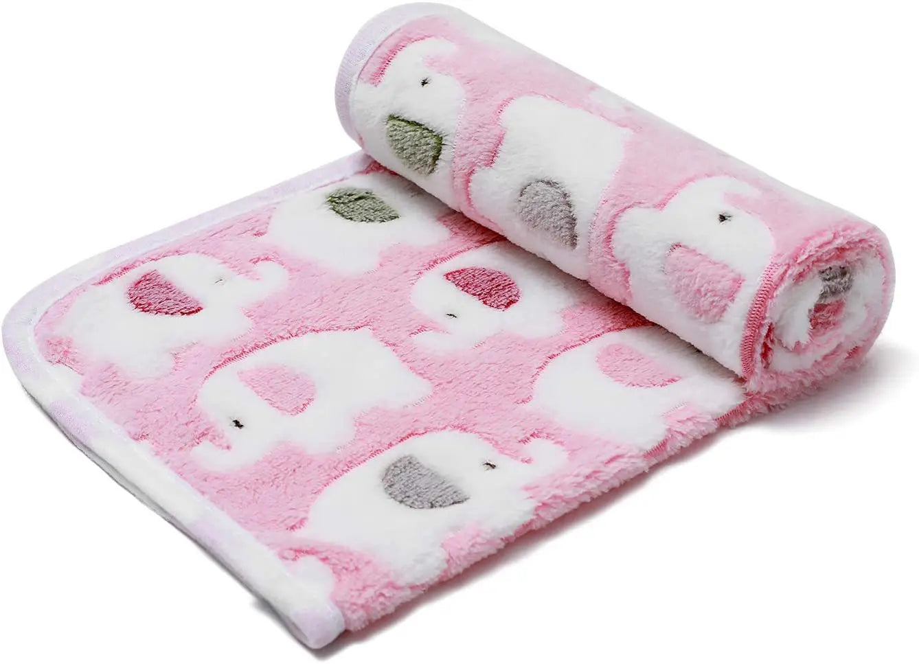 SnuggleSoft™ Elephant Baby Blanket – Plush, Warm & Stroller-Ready