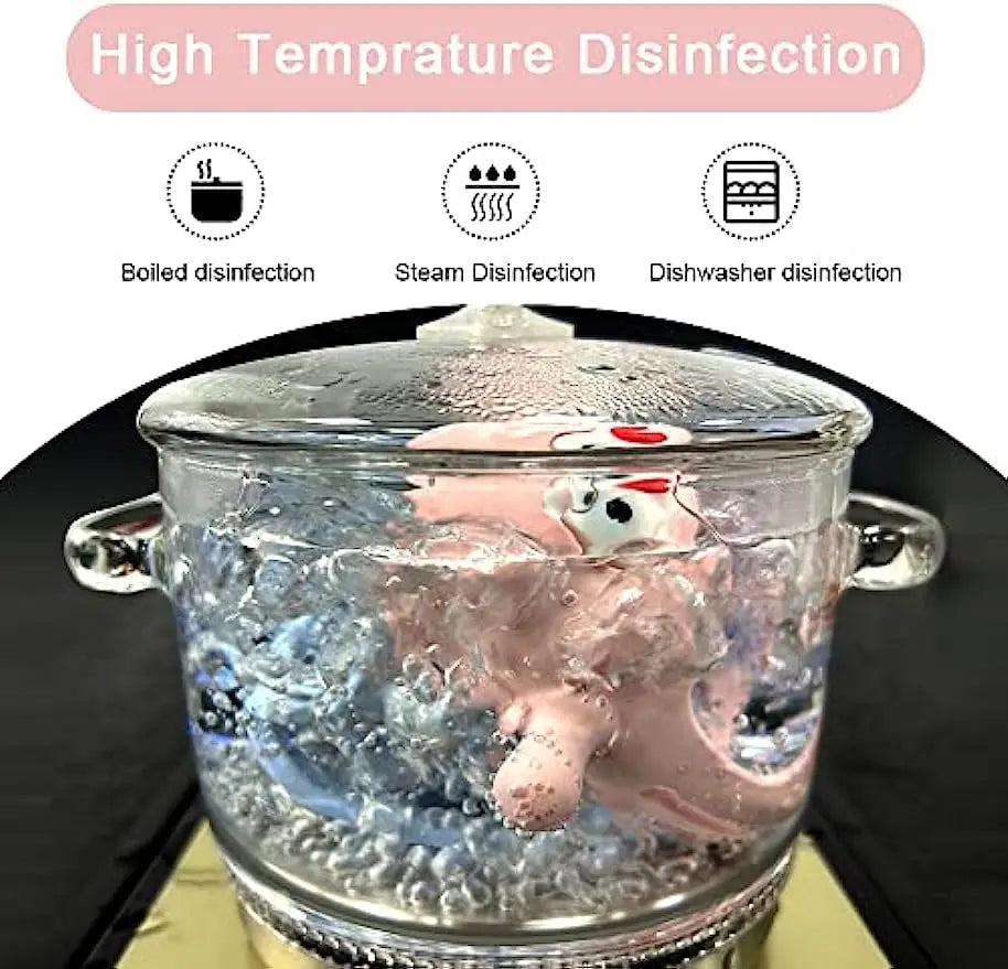 Never Drop Silicone Baby Teether with Handle – BPA-Free, Soothing & Safe