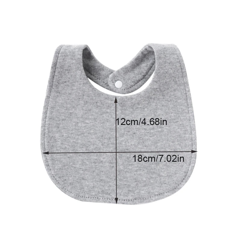 SnuggleTots 4-Piece Baby Bib Set – Soft, Absorbent & Stylish