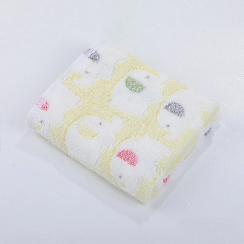 SnuggleSoft™ Elephant Baby Blanket – Plush, Warm & Stroller-Ready