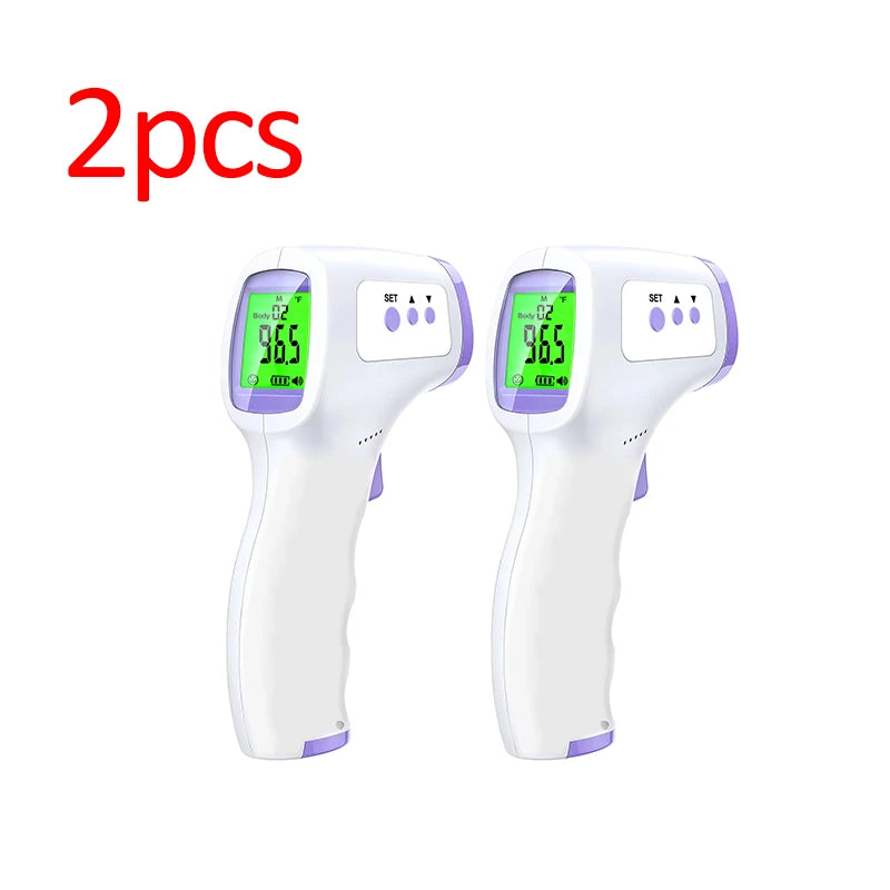 Infrared Digital Baby Thermometer – Touch-Free with Color Display