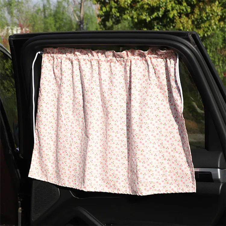 Suction Cup Car Window Curtain – Sunshade for Baby & Toddlers