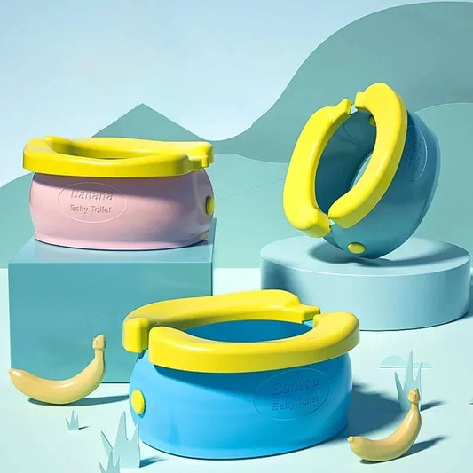 Folding Travel Potty Seat – Portable & Non-Slip with Optional Liners
