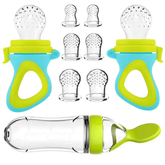 Squeeze & Feed Baby Training Set – Pacifier, Spoon & Storage Nipples