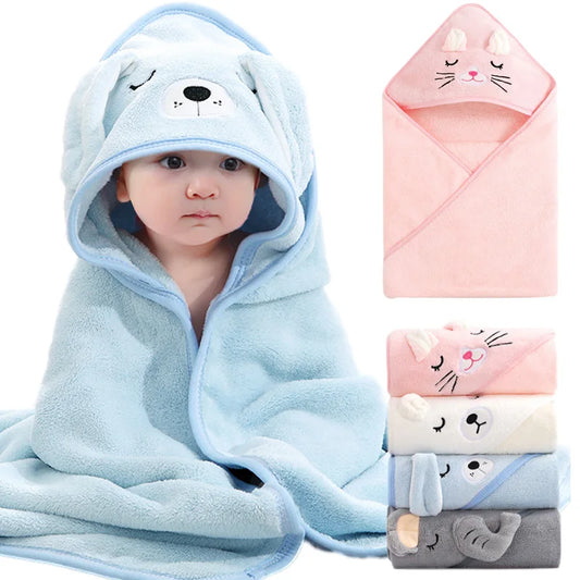 Cozy Critter Baby Hooded Towel Soft & Snuggly