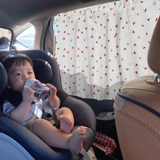 Suction Cup Car Window Curtain – Sunshade for Baby & Toddlers