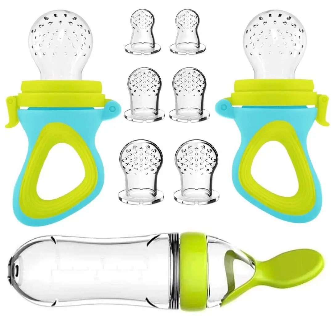 Squeeze & Feed Baby Training Set – Pacifier, Spoon & Storage Nipples