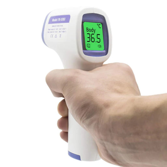 Infrared Digital Baby Thermometer – Touch-Free with Color Display